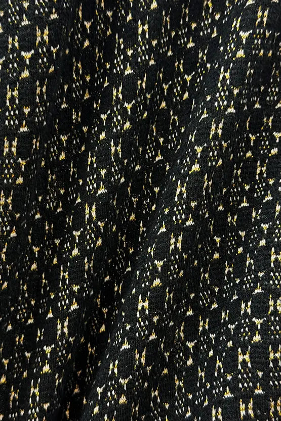 Lame Jacquard:Bolero-Length Jacket
