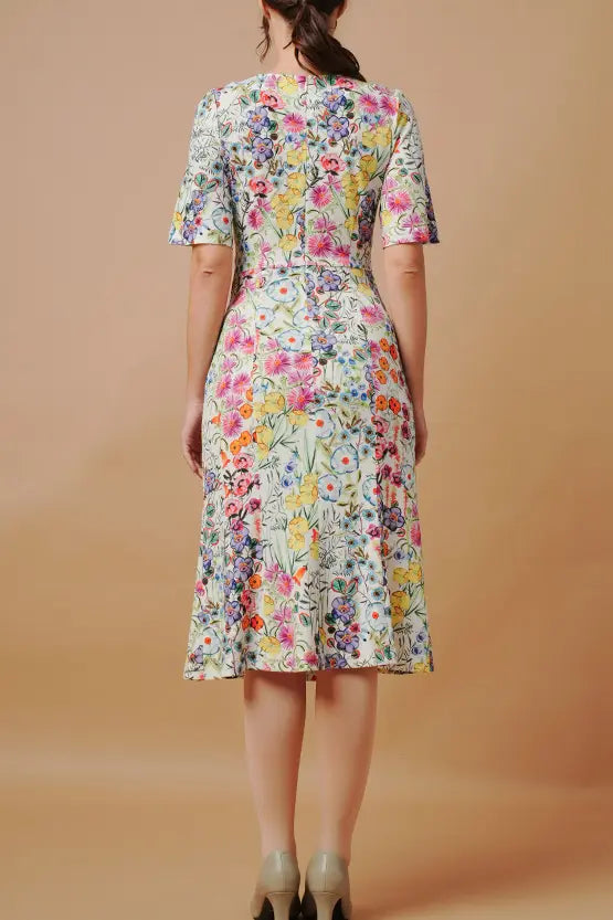 【ストレッチジャージー】ギャザーワンピース