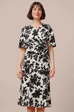 【ストレッチジャージー】ギャザーワンピース