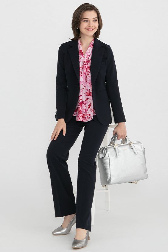 Pink Aroma Bowtie Blouse