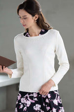 Milky White Bijou Top