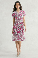 Peony Ryukyu-bingata Gather dress