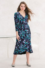 Navy Aroma Andalusia Dress