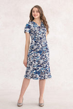 Azure Ryukyu-bingata Gather Dress