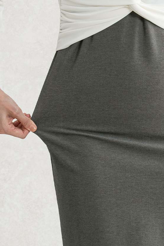 Cotton Blend: Twisted Short Sleeve Dress