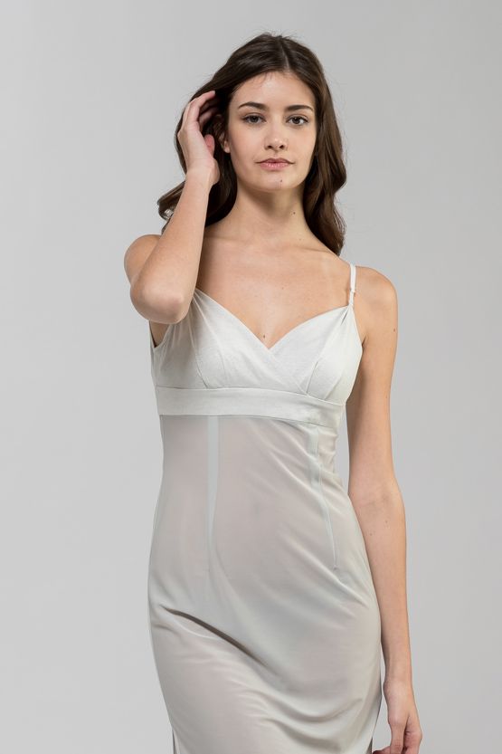 Silver Camisole Dress
