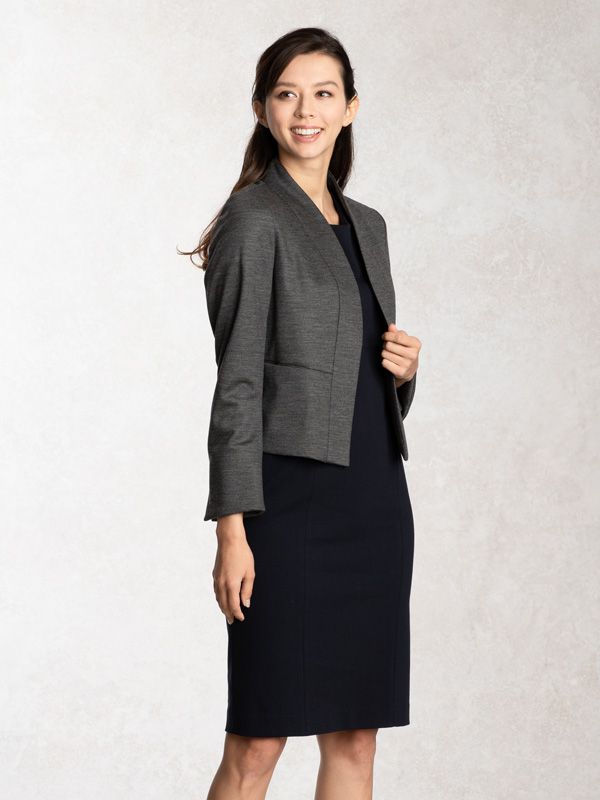 Medium Gray Bolero Jacket