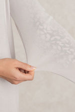 ミストグレー 金沢産カーディガンサイドスリット