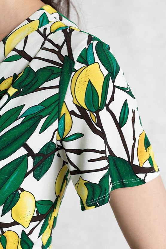 Lemon Marilyn Dress