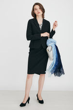 Powder Blue Lace Gradation Scarf
