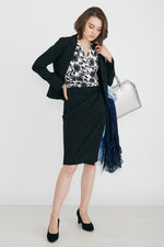 Powder Blue Lace Gradation Scarf