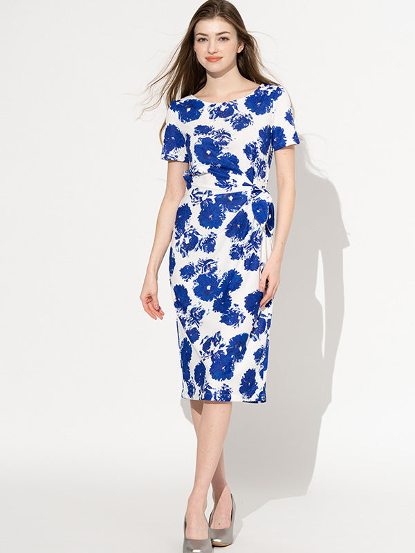 Blue Flower Daily Dress
