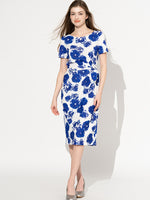 Blue Flower Daily Dress