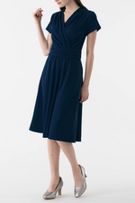 Navy Marilyn Dress