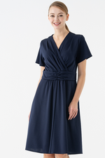 Body Shape Correction: Navy Marilyn Dress