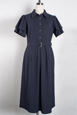 Navy Shirt Dress