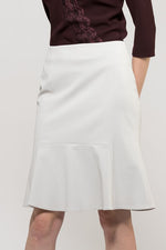 Grey Mermaid Flared Skirt