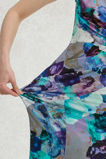 Water Flower Gather Dress
