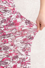 Peony Ryukyu-bingata Gather Dress
