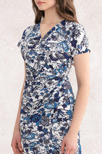 Azure Ryukyu-bingata Gather Dress