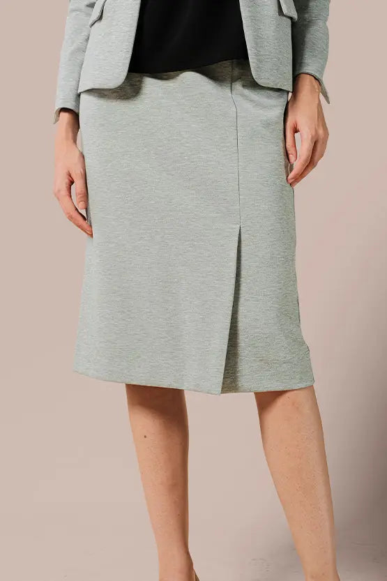 【ダブルジャージー】杢グレー セットアップスーツ