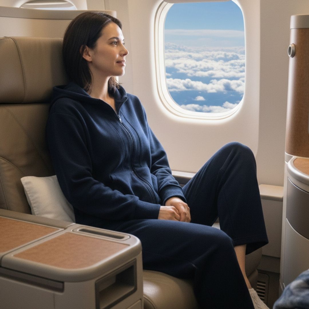 空の時間を格上げする一着