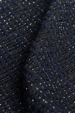 【ラメツイード】ノーカラーショート丈ジャケット