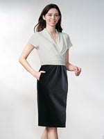 Cotton-Blend: Shell-Print Short-Sleeved Dress