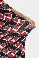 【4way】レッドキツネ ギャザーワンピース