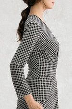 ブラッククロスリンク カシュクールワンピース