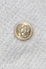 【ラメツイード】ノーカラーショート丈ジャケット