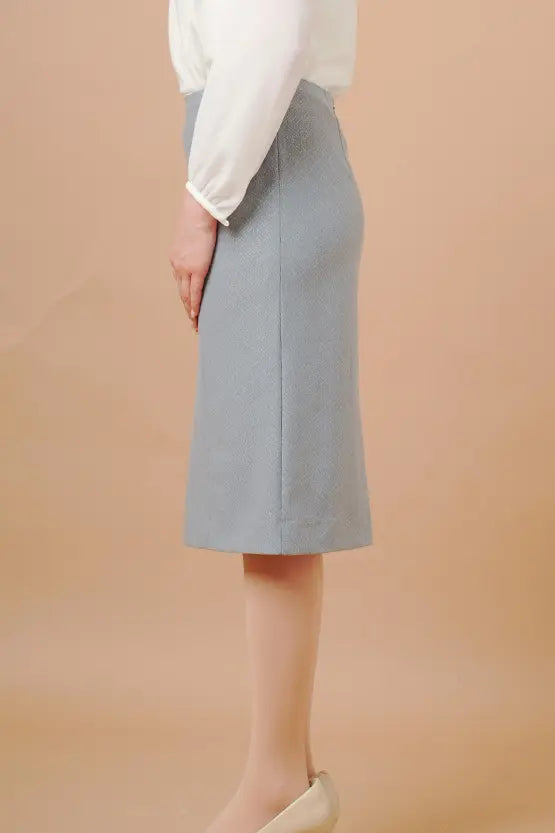 【ストレッチジャカード】バックベントスカート