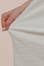 【ラメツイード】ノーカラーショート丈ジャケット