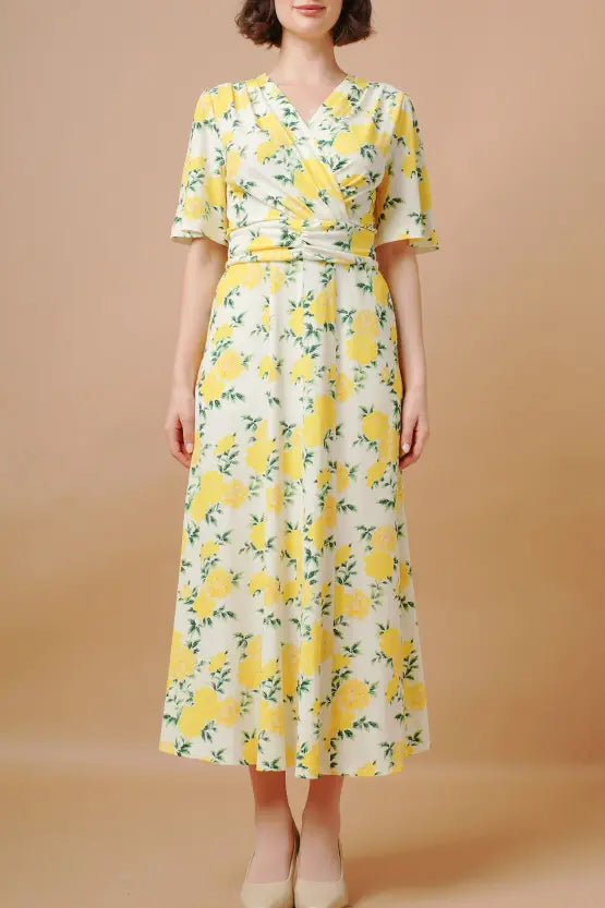 【ストレッチジャージー】ロングマリリンワンピース