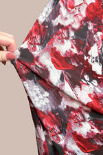 【ストレッチジャージー】Passion(情熱) ツイストワンピース(ひざ丈)