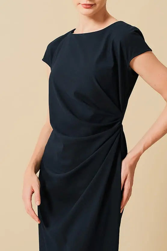 Cotton Blend Sash T-Shirt Dress