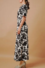 【ストレッチジャージー】ロングマリリンワンピース