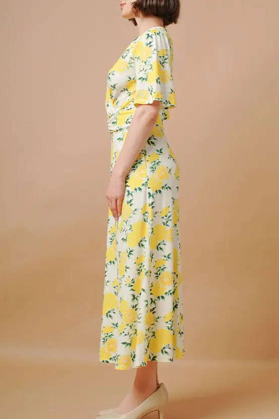 【ストレッチジャージー】ロングマリリンワンピース