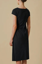 Cotton Blend Sash T-Shirt Dress