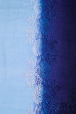 Powder Blue Lace Gradation Scarf