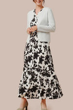 【ストレッチジャージー】ロングマリリンワンピース