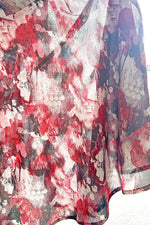 【ストレッチシフォン】Passion(情熱) マンダリンマーメイドワンピース