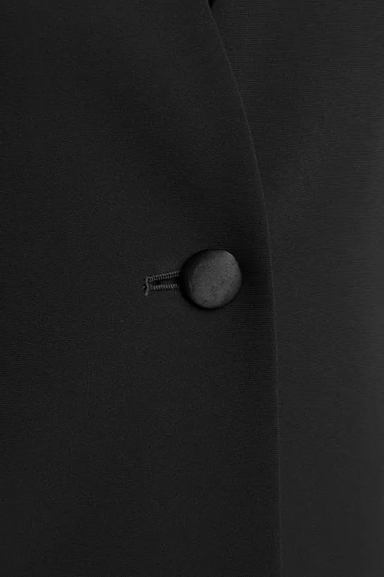 【スマートストレッチ】ノーカーラーロングジャケット