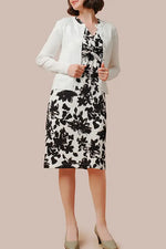 【ストレッチジャージー】ひざ下丈ツイストワンピース