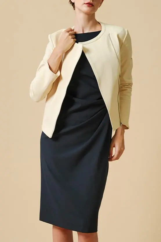 Cotton Blend Sash T-Shirt Dress