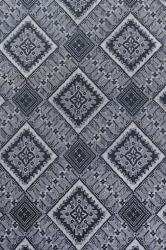 【大島紬意匠 ストレッチジャージー】ロングマリリンワンピース