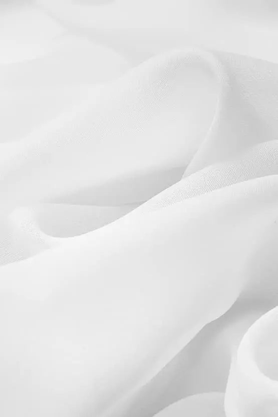 Cut Jacquard x Space Material: Decollete Tuck Dress