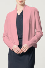 【クールニット】ショートラインカーディガン