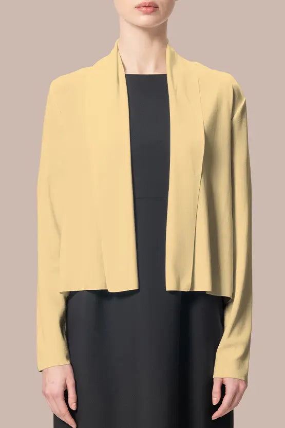 【クールニット】ショートラインカーディガン