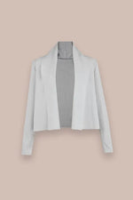 【洗えるニット】ショートラインカーディガン